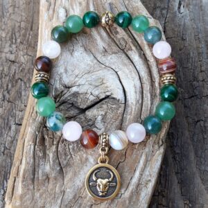 1605 034 Bracelet Taureau signe astrologique