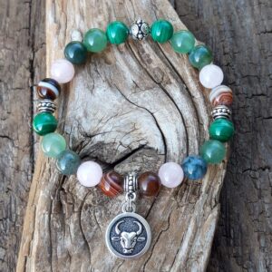1607 7d7 Bracelet Taureau signe astrologique