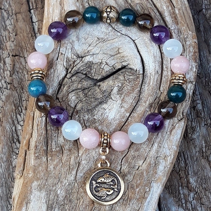 301 24f Bracelet Poissons signe astrologique
