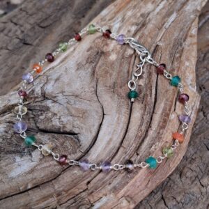 Alternative view of Bracelet multipierres en Argent 925