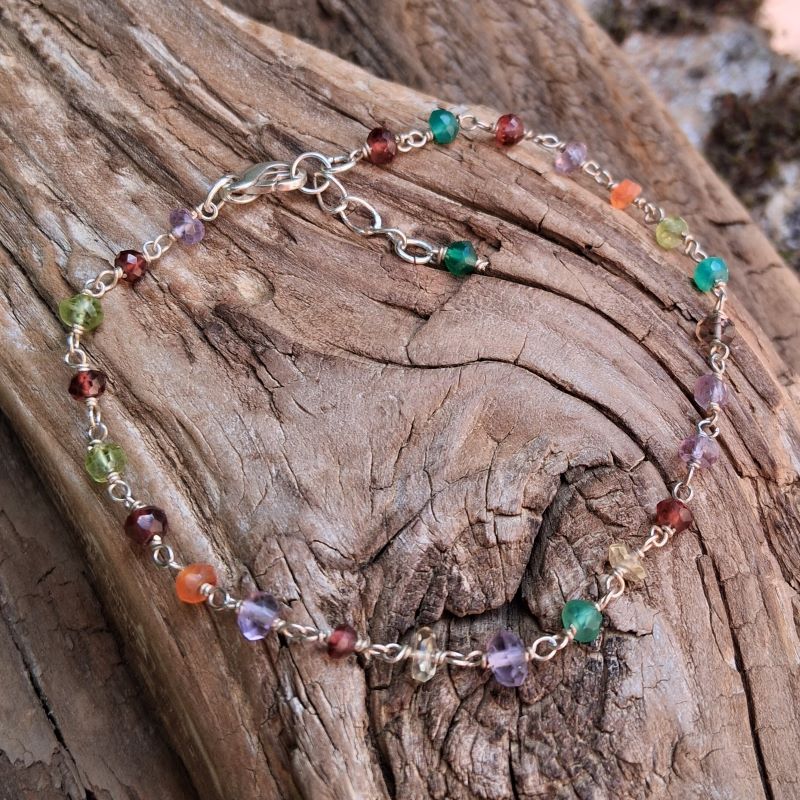 Bracelet multipierres en Argent 925 – Image 3
