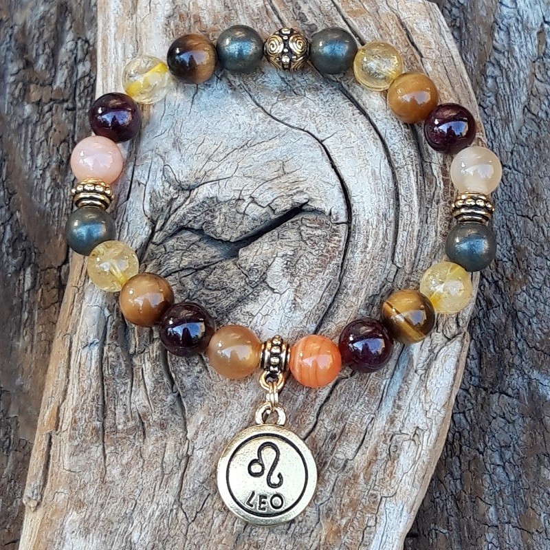 647 bcf Bracelet Lion signe astrologique