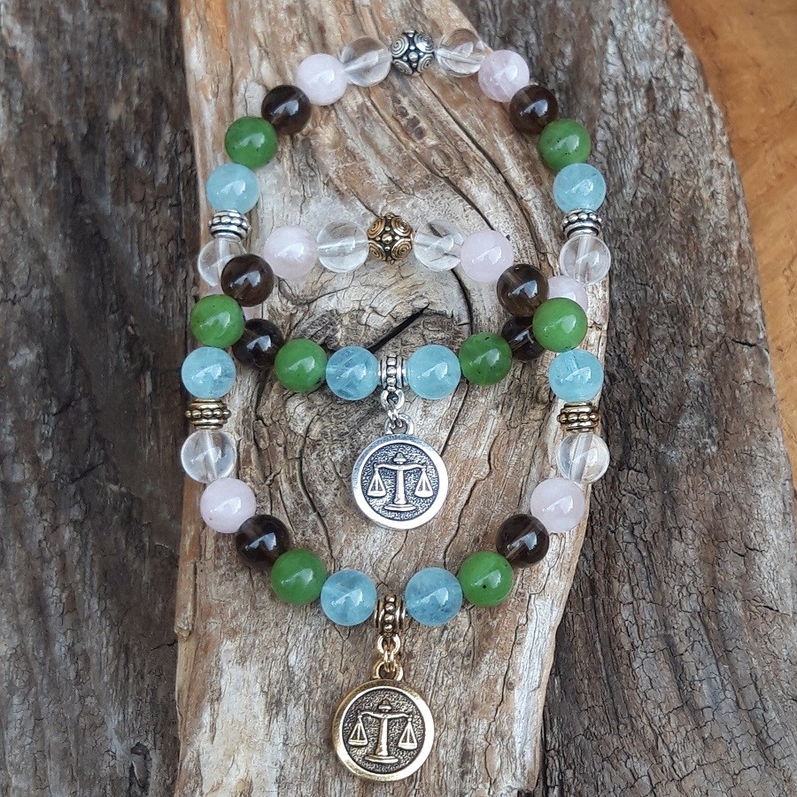 833 8a7 Bracelet Balance signe astrologique
