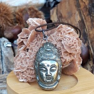 Pendentif Pyrite de la déesse Kuan Yin ou Guan Yin