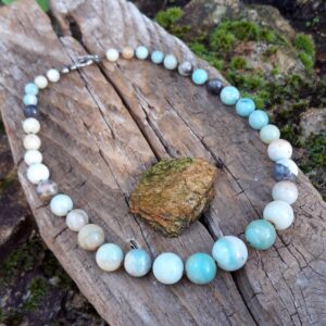Alternative view of Collier en Amazonite