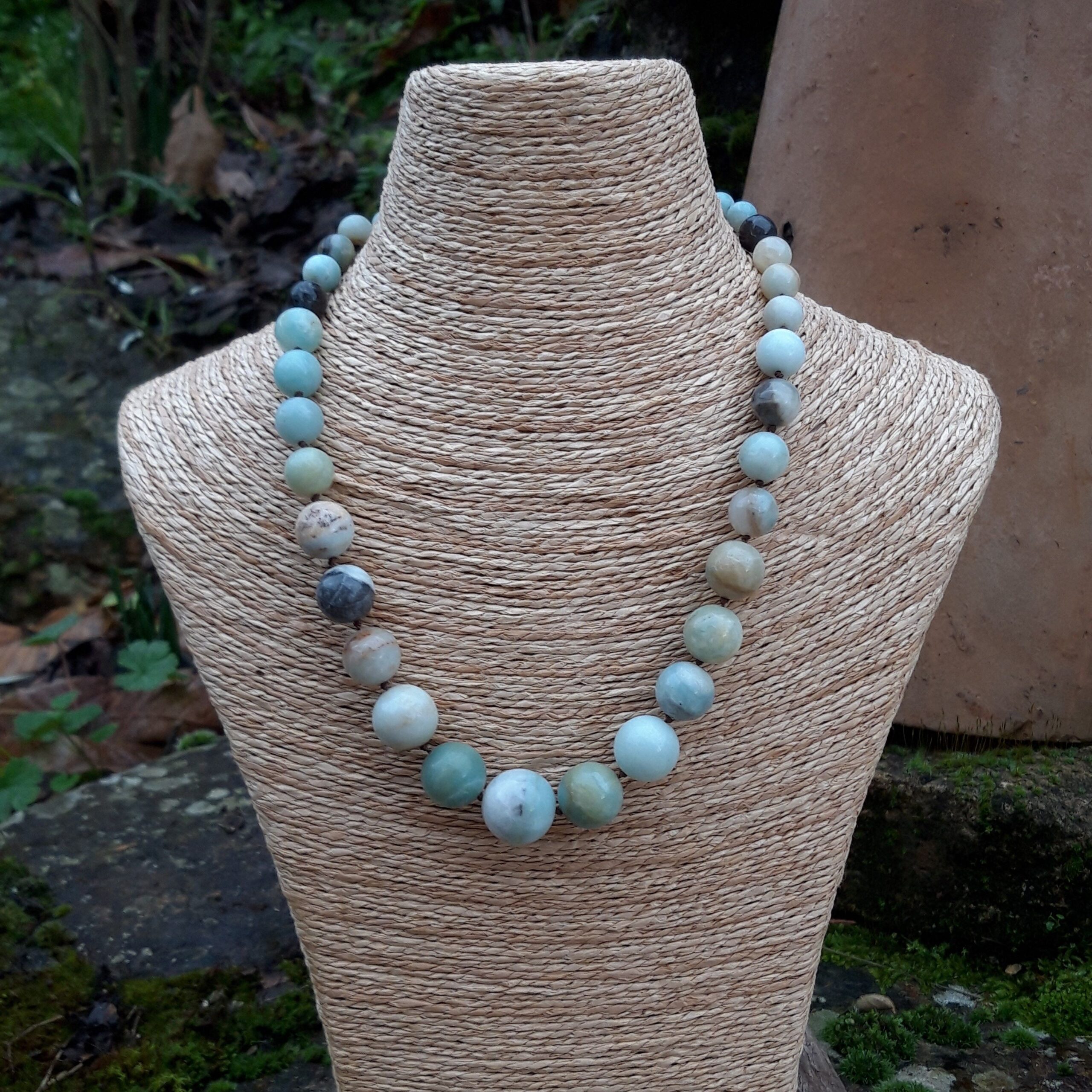 1385 3f8 Collier en Amazonite scaled