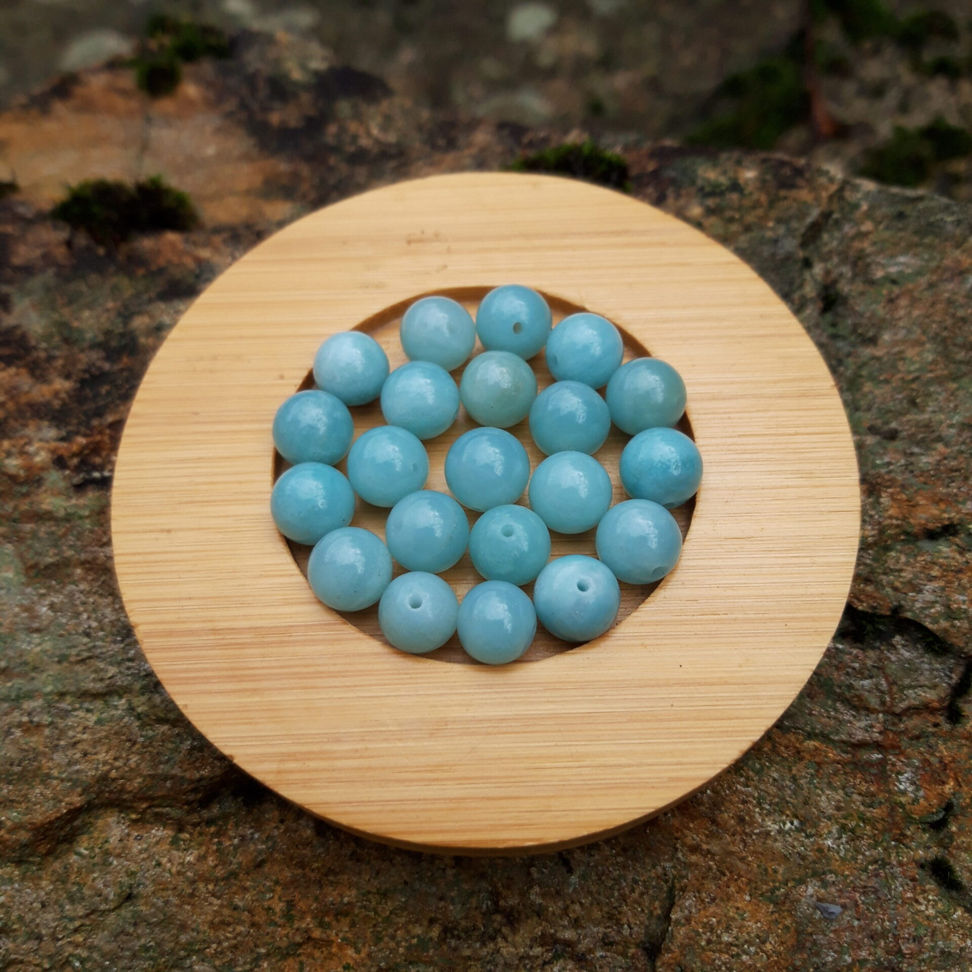 24 Amazonite scaled