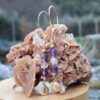 boucles d oreilles en amethyste
