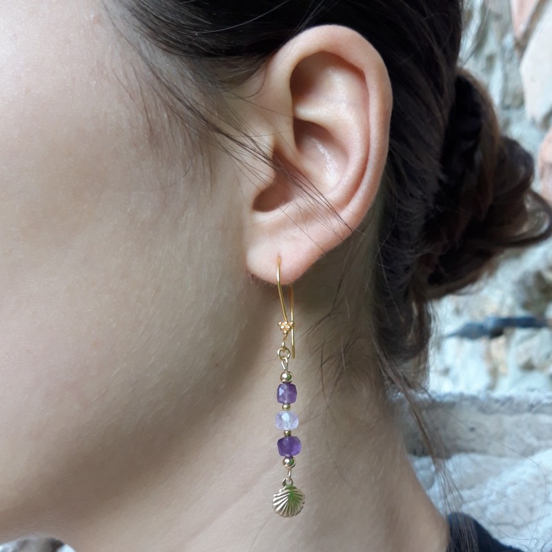 boucles d oreilles en amethyste 3