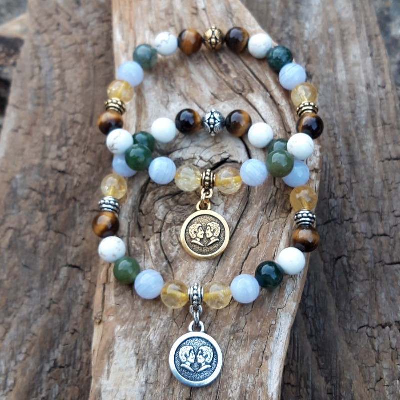 Bracelet gemeaux signe astrologique