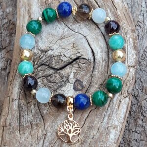 Bracelet chemin de vie femme vermeil 18