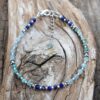 bracelet Lapis-Lazuli, Aigue-marine et Amazonite en Argent 925