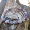 Bracelet en Tourmaline fleur de prunier et perles vermeil