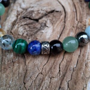 Bracelet chemin de vie Tom 8mm Argenté