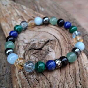 Bracelet chemin de vie Tom 8mm Argenté