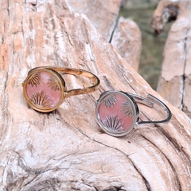 Bague Rhodochrosite réglable – Image 4