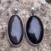 pendentifs obsidienne oeil céleste en Argent 925