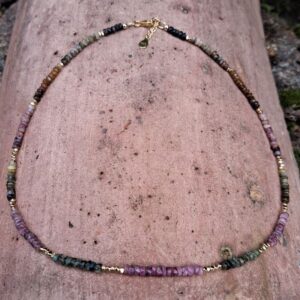 Alternative view of Collier Tourmaline melon d'eau