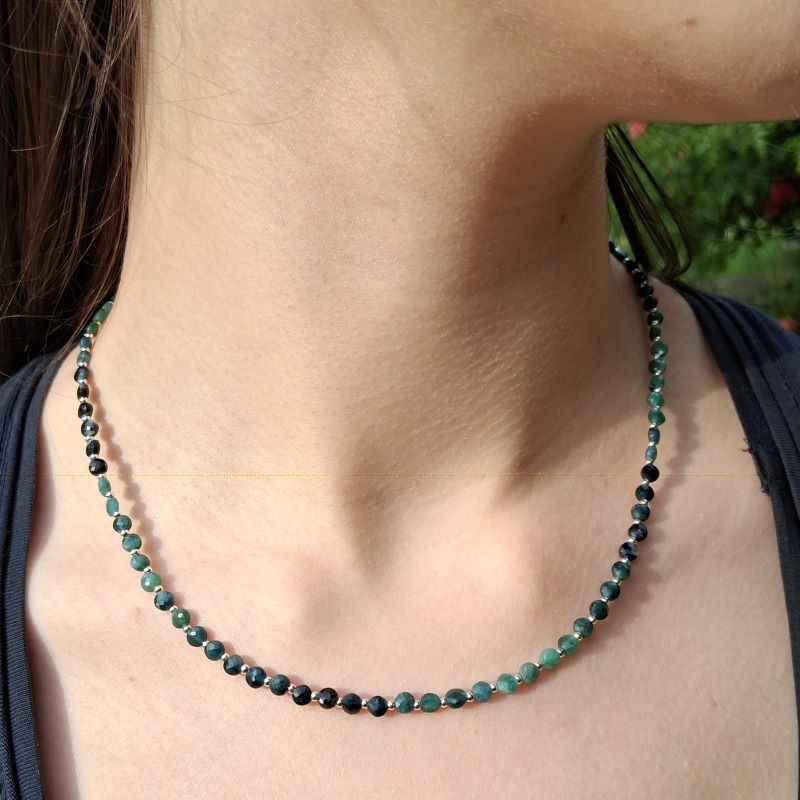 Collier Tourmaline bleue et Argent 925 – Image 4