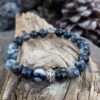 bracelet agate zonée noire
