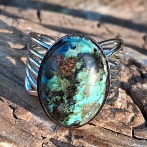 Bague Turquoise africaine réglable – Image 7