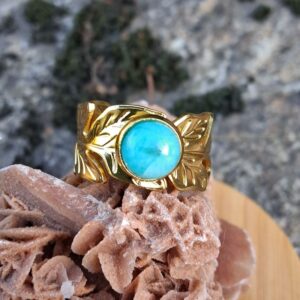 Bague Amazonite réglable – Image 3