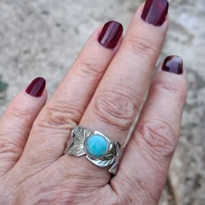 Bague Amazonite réglable – Image 6